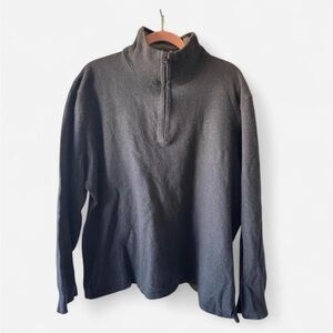The North Face Men's Black Quarter Zip Sweater